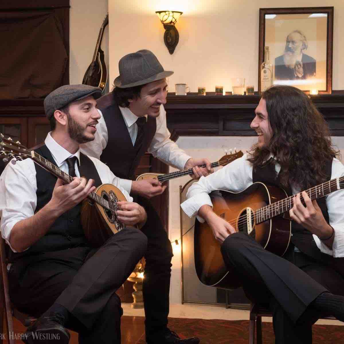 Image of musicians from lecture Rebetika: Birth of the Greek Blues