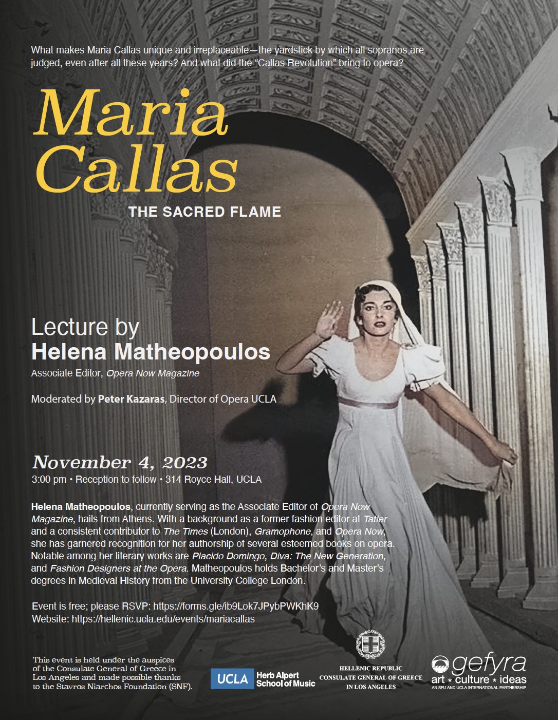 Maria Callas Lecture
