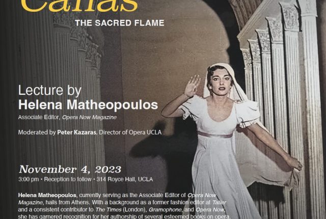 Maria Callas Lecture