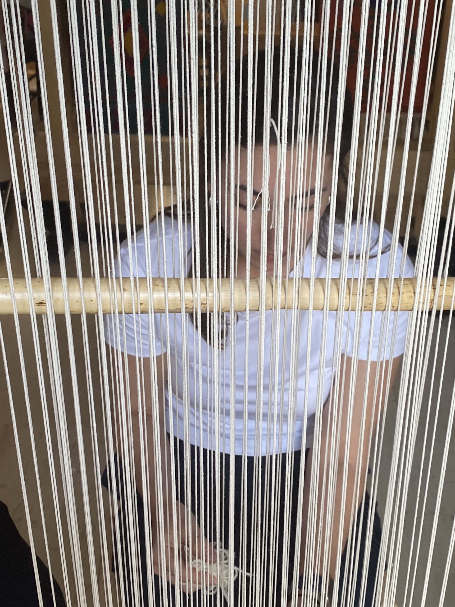 Image of Christine Muron Weaving