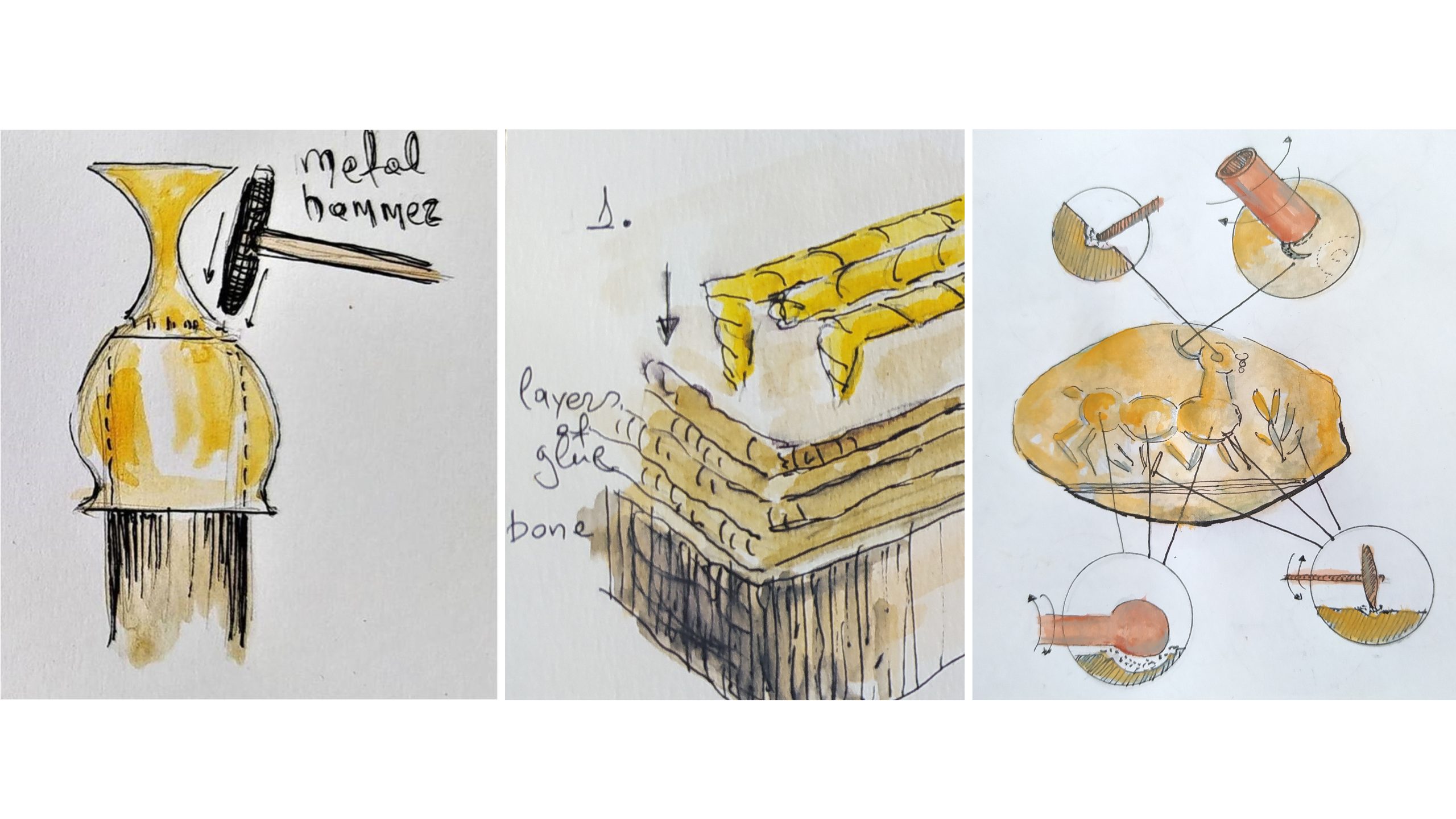 Banner of Jewelry Making sketches