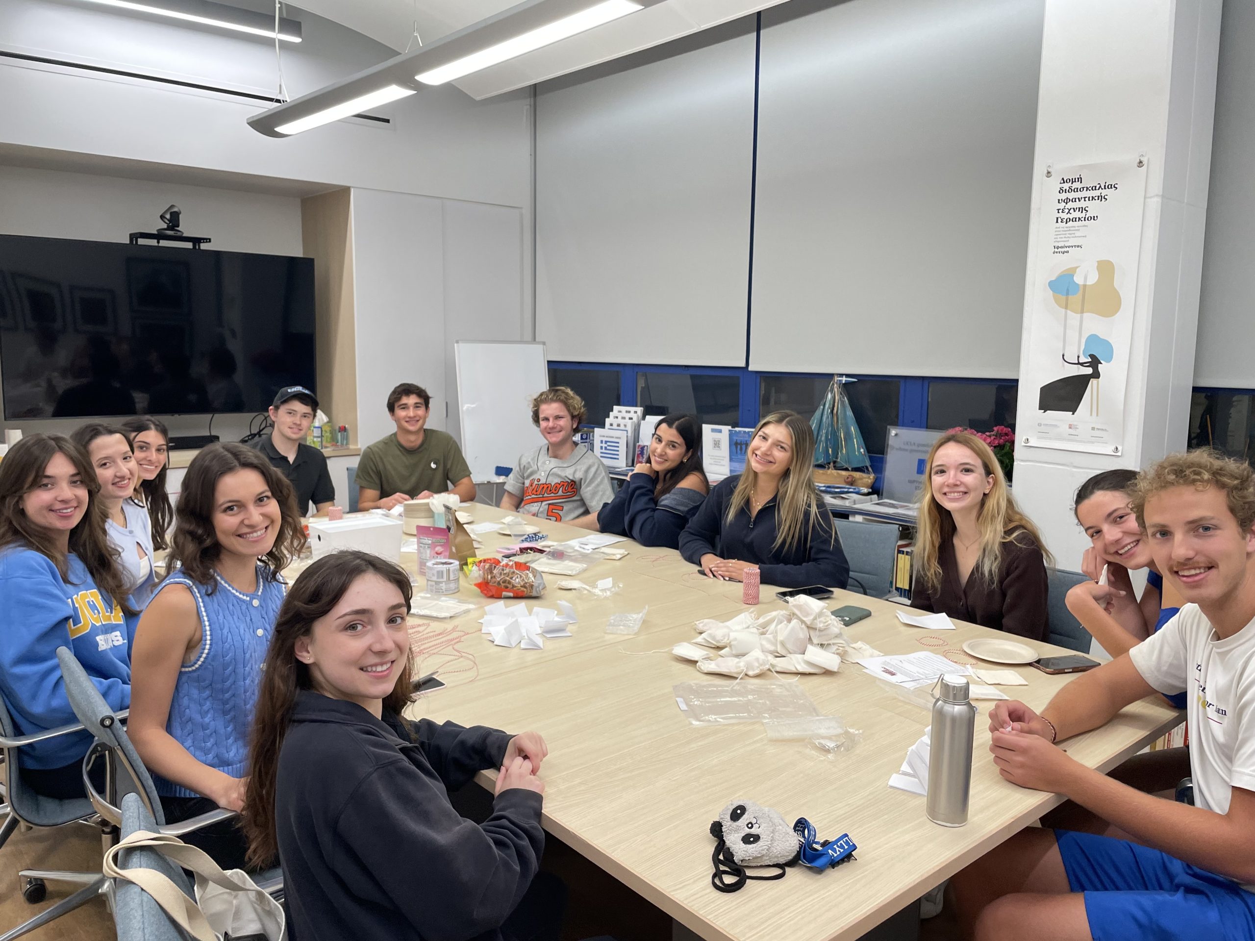 Image of Students that are a part of Hellenic Culture Club at UCLA