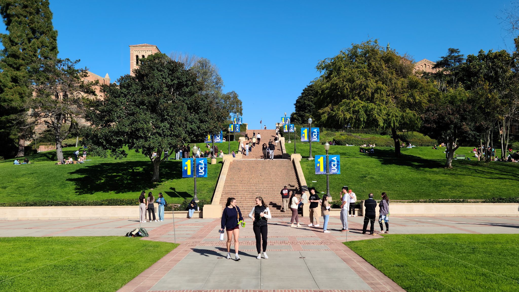 UCLA Janss Steps with Students